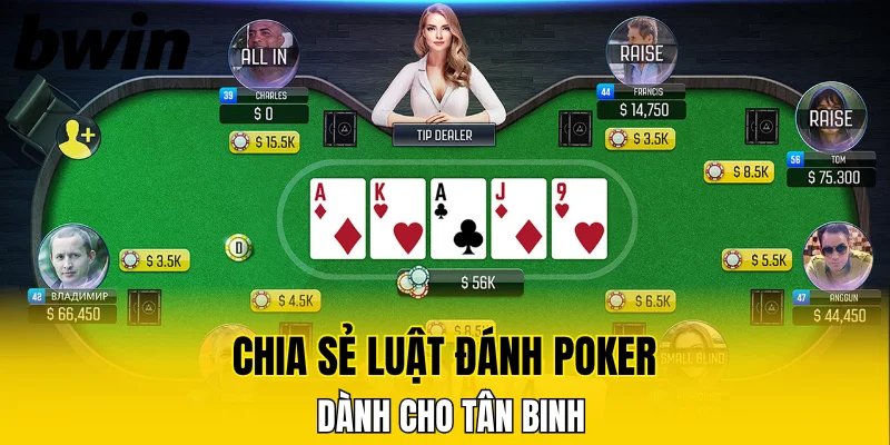 Baccarat Online - Tựa Game Đỉnh Cao Cho Hội Viên Bwin 6 Chia sẻ luật đánh poker dành cho tân binh