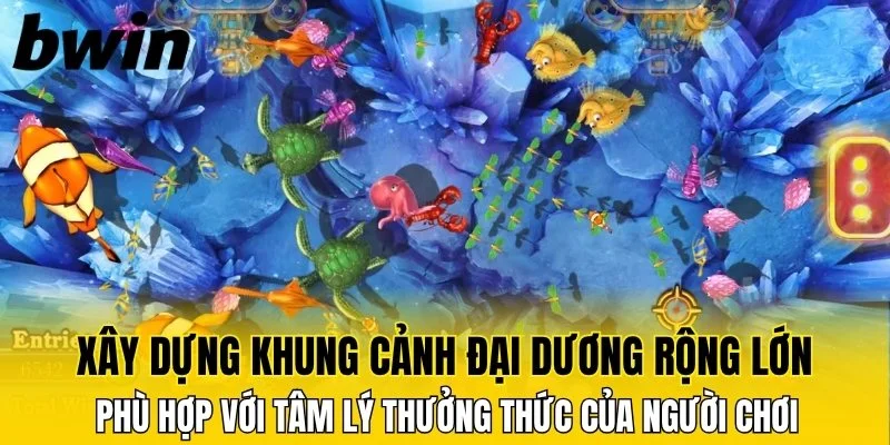 Xây dựng khung cảnh đại dương rộng lớn